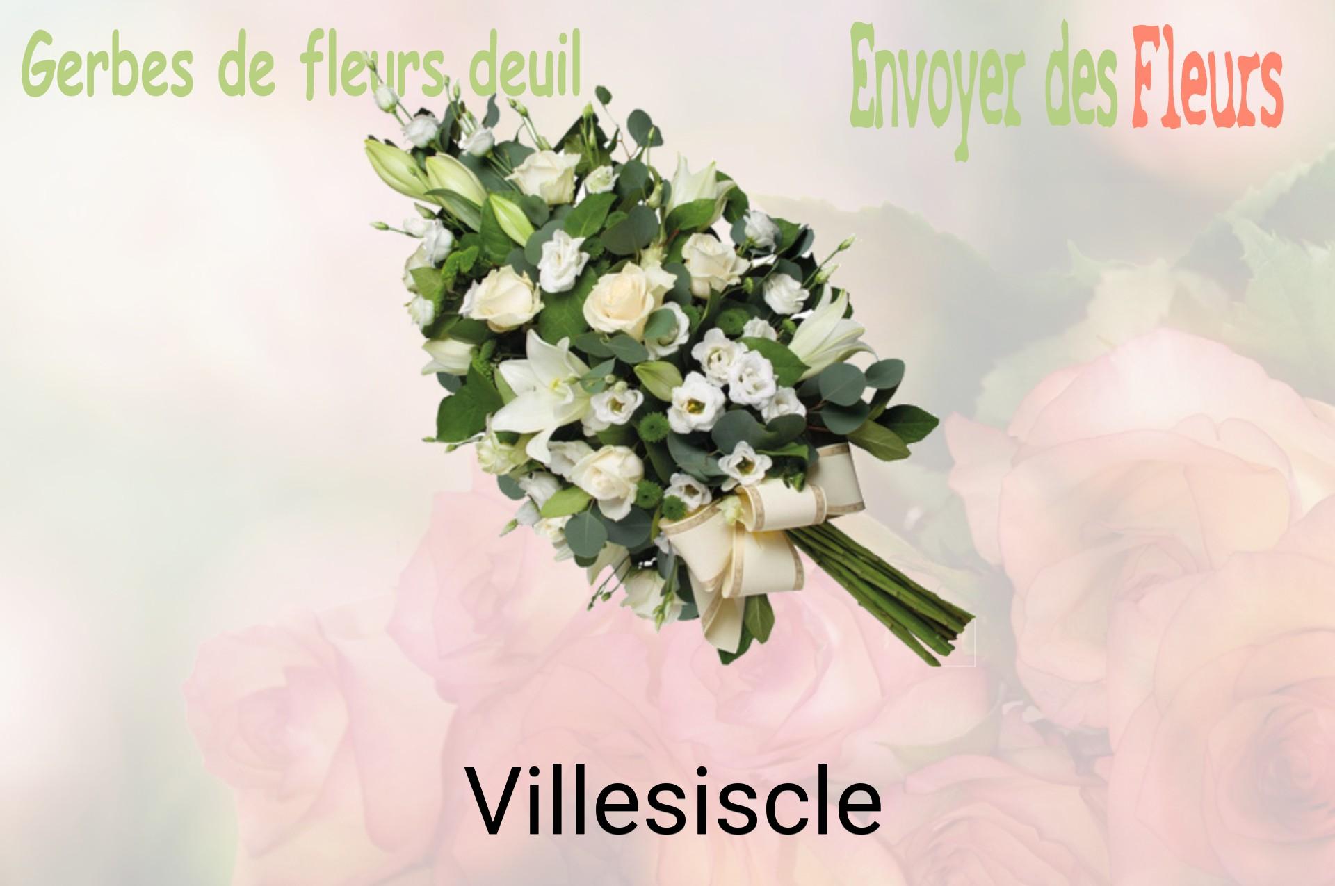 Gerbe de fleurs de deuil livrée à Villesiscle